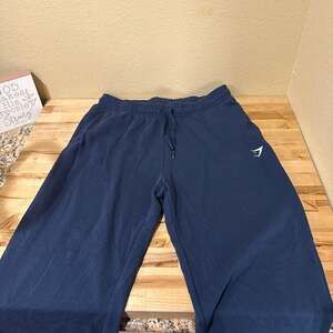 Gymshark Men's Crest Joggers - Navy Blue XL